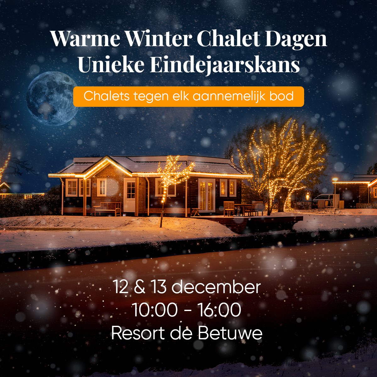 Warme winterdagen Resort De Betuwe t.e.a.b. 12 en 13 december